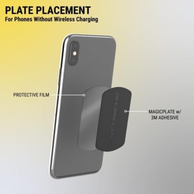 SCOSCHE MagicMount Magnetic Mount Replacement Plate Kit