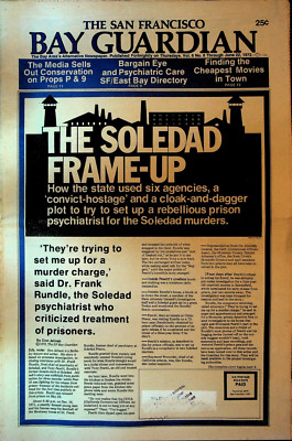 San Francisco Bay Guardian June 22 1972 Soledad Murders Dan O'Neill Ireland