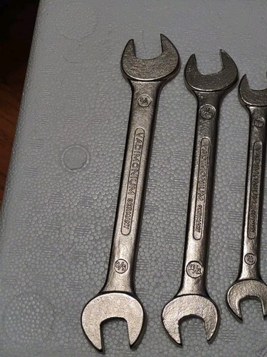 Vintage Kmart 5 Piece SAE Open End Wrench Set - Picture 2 of 5