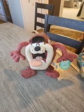 Vtg Taz PLAY BY PLAY PLUSH Looney Tunes Talking Electronic 90s Tasmanian Devil