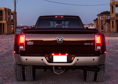 Clear Lens Front/Rear Amber/Red LED Fender Side Marker Lamps For 2010-18 RAM DRW - Picture 12 of 12