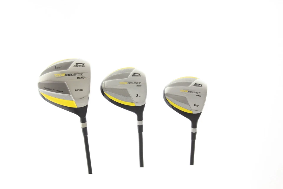 SLAZENGER HOMBRE ALTO + DRIVER TITANIO DE 2 PULGADAS DE LARGO + GRAFITO DE 3 Y 5 MADERAS con HC Foto 2 de 3