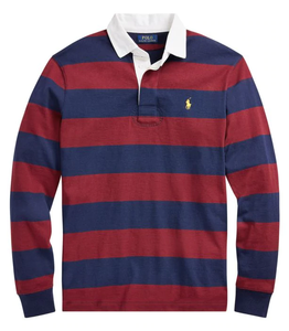 ralph lauren long sleeve striped polo