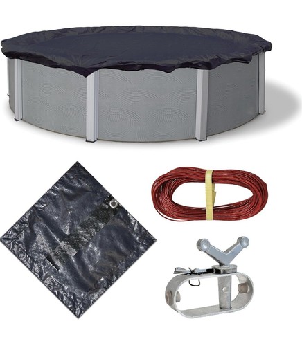 12-Ft Blue Wave 8-Year Round Above Ground Pool Winter Cover **NEW