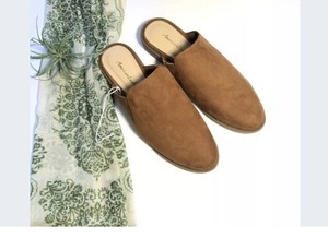 American Eagle Outfitters Womens Shoes Mules US 7 Brown Suede Slip-On Western