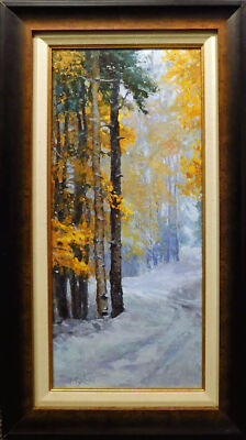 Eric Wallis ''Early Snow'' Original Oil Framed  Hand Signed Make an Offer
