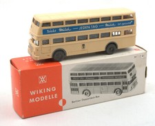 Wiking HO 1:87 Berliner Doppeldeck Bus Nr.72d 70er Jahre *VERPACKT* (3)
