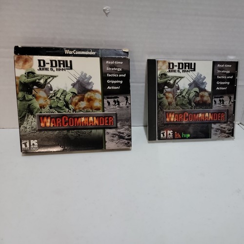 War Commander Jewel Case & Sleeve ONLY (PC, 2003) No Disc - Picture 1 of 5