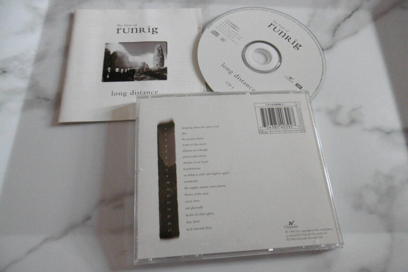 RUNRIG THE BEST OF LONG DISTANCE CD ALBUM ALBA GLORY ROAD GREATEST FLAME