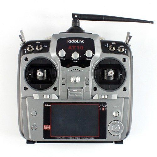 RadioLink AT10 II RC Transmitter 2.4G Remote Control System with R12DS Receiver - Picture 5 of 8