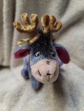 Eeyore Reindeer Ornament Plush US Disney Christmas Collection