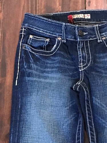 Buckle BKE Jeans Womens Sz 28x31.5, Fit 29x30 Culture Bootcut Stretch Dark Denim - Picture 6 of 11