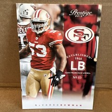 NaVorro Bowman #172 Prestige 2012 NFL Football San Francisco 49ers