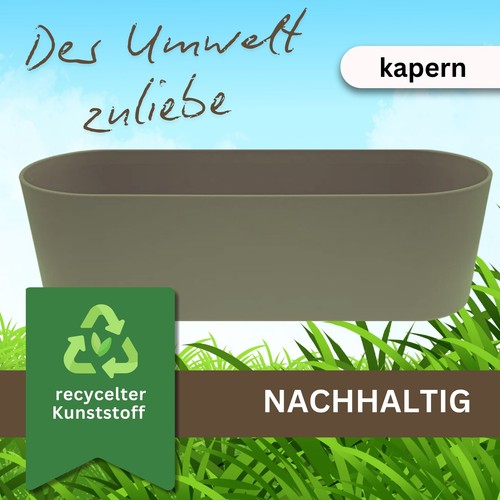 Leni Flori Jardiniere Blumentopf 36 cm Hydrokultur-Set mit Übertopf & Pflanzton - Bild 75 von 198
