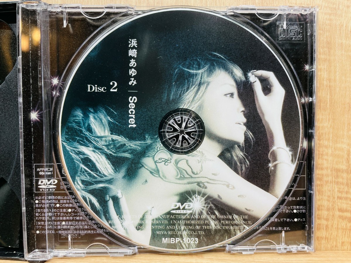 Ayumi Hamasaki Secret CD + DVD Set Japanese Dance Electronic J-Pop