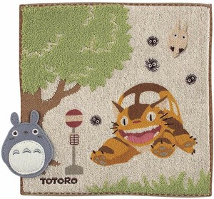 Studio Ghibli Mon Voisin Totoro Chat Bus Handkerchief Hayao Miyazaki Netflix Ebay