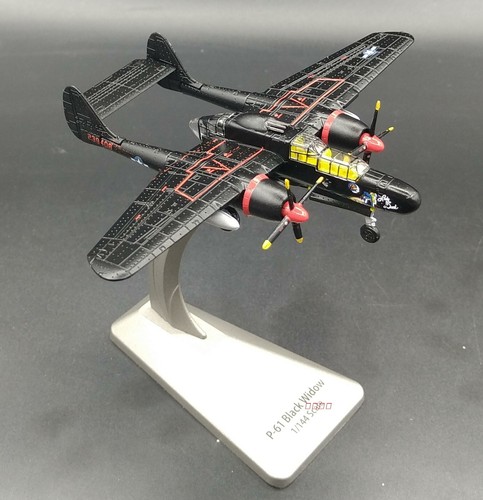 AF1 EE. UU. P-61 Black Widow 1/144 modelo de avión diecast - Imagen 2 de 12