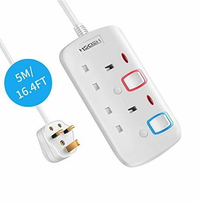 2 Way 5M Long Extension Lead With 5 Meter Extension Cord Individual