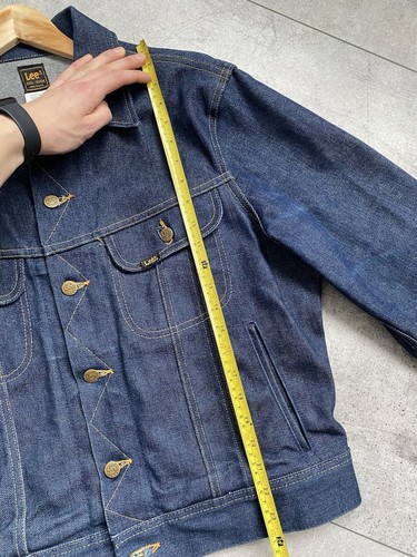 Vintage Lee Riders Denim Jacket Made in USA Size 42R PATD-153438 - Picture 11 of 14