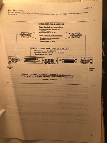 Panel de interruptor de circuito negativo HENDRY 16176 48 VDC - Imagen 10 de 11