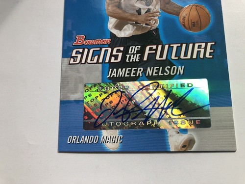 2004-05 Bowman Signs of the Future Draft Pick. Autograph Issue #SOF-JN - Picture 8 of 9