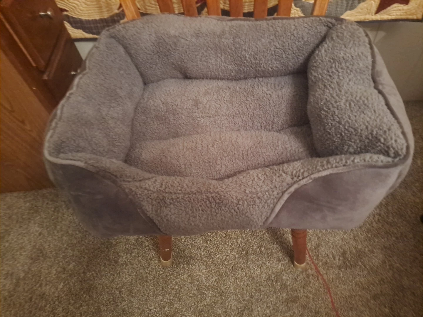 Washable Pet Beds for Dogs and Cats, Soft Orthopedic Puppy Bed With Anti-Slip...