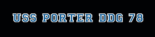 USS PORTER DDG 78 Decal US NAVY Military USN S01 - Picture 2 of 2