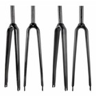 Carbon Fibre Road Bike Front Fork 700C Cycling Parts Steerer Tube 25.4mm 28.6mm