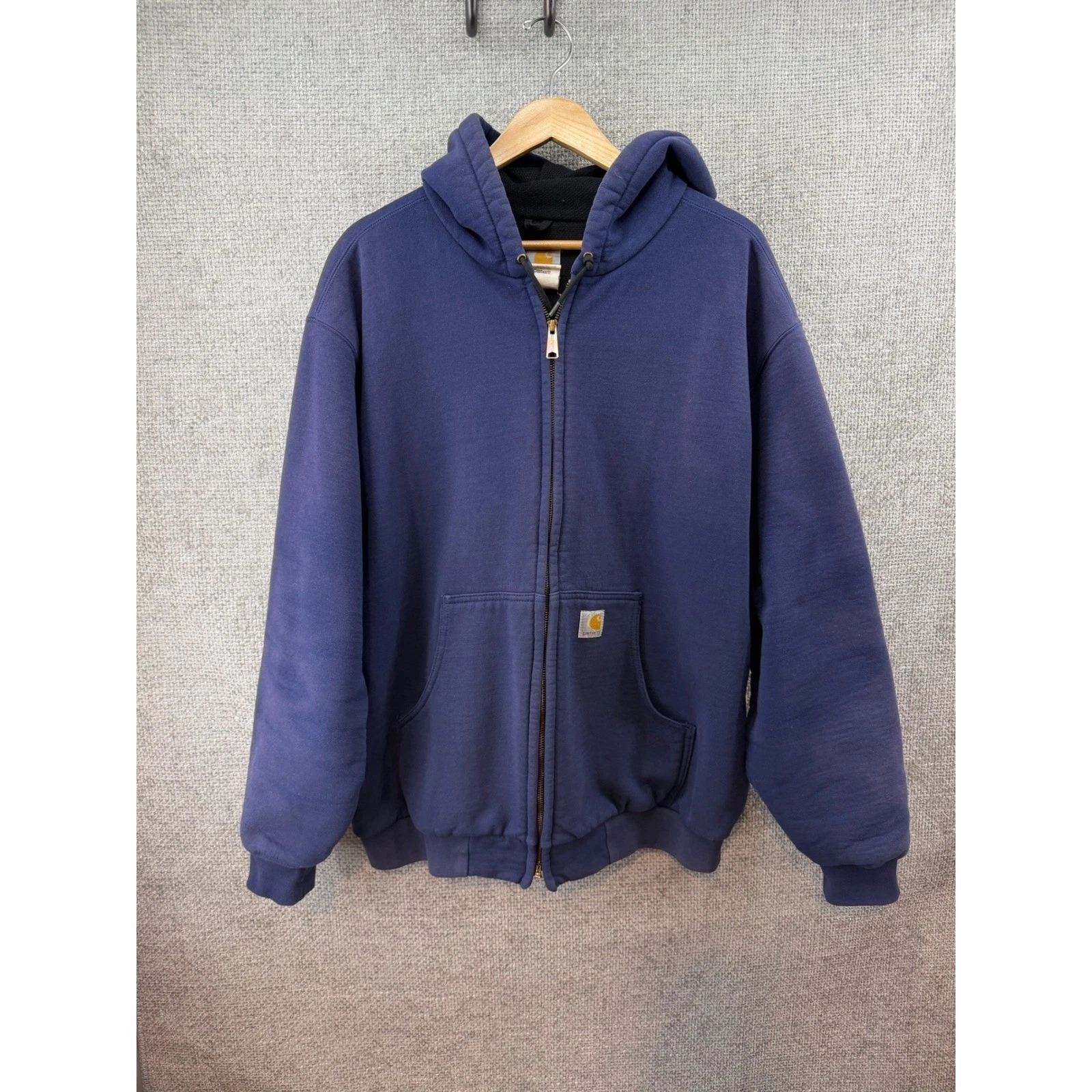 Carhartt J149 Vintage 2004 Hoodie Mens XL Blue Thermal Lined Zip Up Faded
Opens in a new window or t