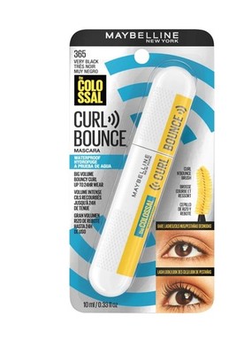 Maybelline Volum Express Colossal Curl Bounce Waterproof Mascara, Very Black 365