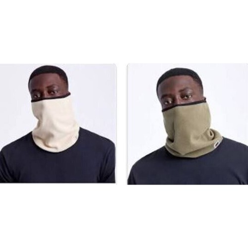 Brixton Unisex Arctic Fleece Gaiter 2Pack Oatmeal& Military Green One Size 05405 - 第 1/5 張圖片