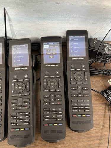 Crestron TSR-302-B Handheld Touch Screen Remote Black w/ Charging Cradle Price 1 - Picture 4 of 18