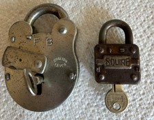 2 x English made  padlocks.