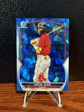 Miguel Bleis 2023 Bowman Chrome Sapphire Refractor BCP-223 Red Sox Prospect Card