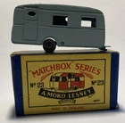 Vintage Matchbox Moko Lesney #23 Berkeley Cavalier Trailer w/Original Box