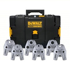 Galvanized 1/4 in. 7/8 in. Press Jaw Set for DCE210 (6-Piece) with Tough System 