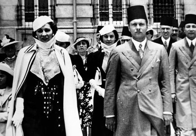 Farouk I of Egypt in the 1940s Historic Old Photo