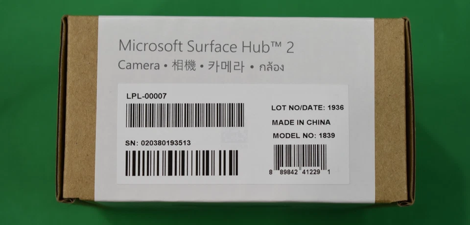 Microsoft Surface Hub 2 Camera Model 1839 LPL-00007 - image 2 of 3