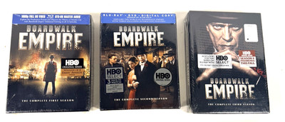 Boardwalk Empire New Complete Seasons 1, 2 3  (1, 2 Blu-ray +Digital Copy) 3 DVD