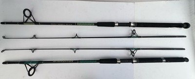 2x Montague MC70 7' Two Piece Large Spinning Salmon Fishing Rod 12-20 lb  Vintage | eBay