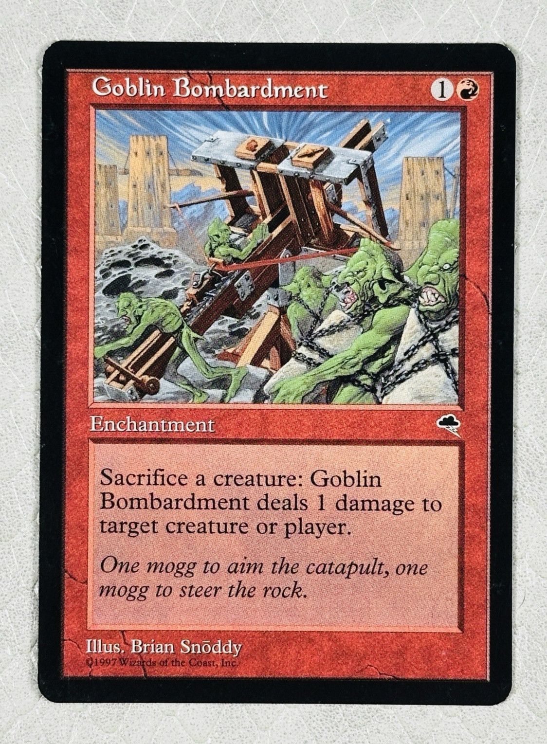 Goblin Bombardment Tempest MTG Magic the Gathering - MP