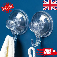 suction hooks Large Wall Action LEVER Scalloped  Kitchen Bathroom UK