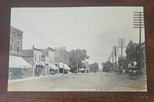 Tracy CA California Street Scene   1912 original ( used ) postcard Carnival