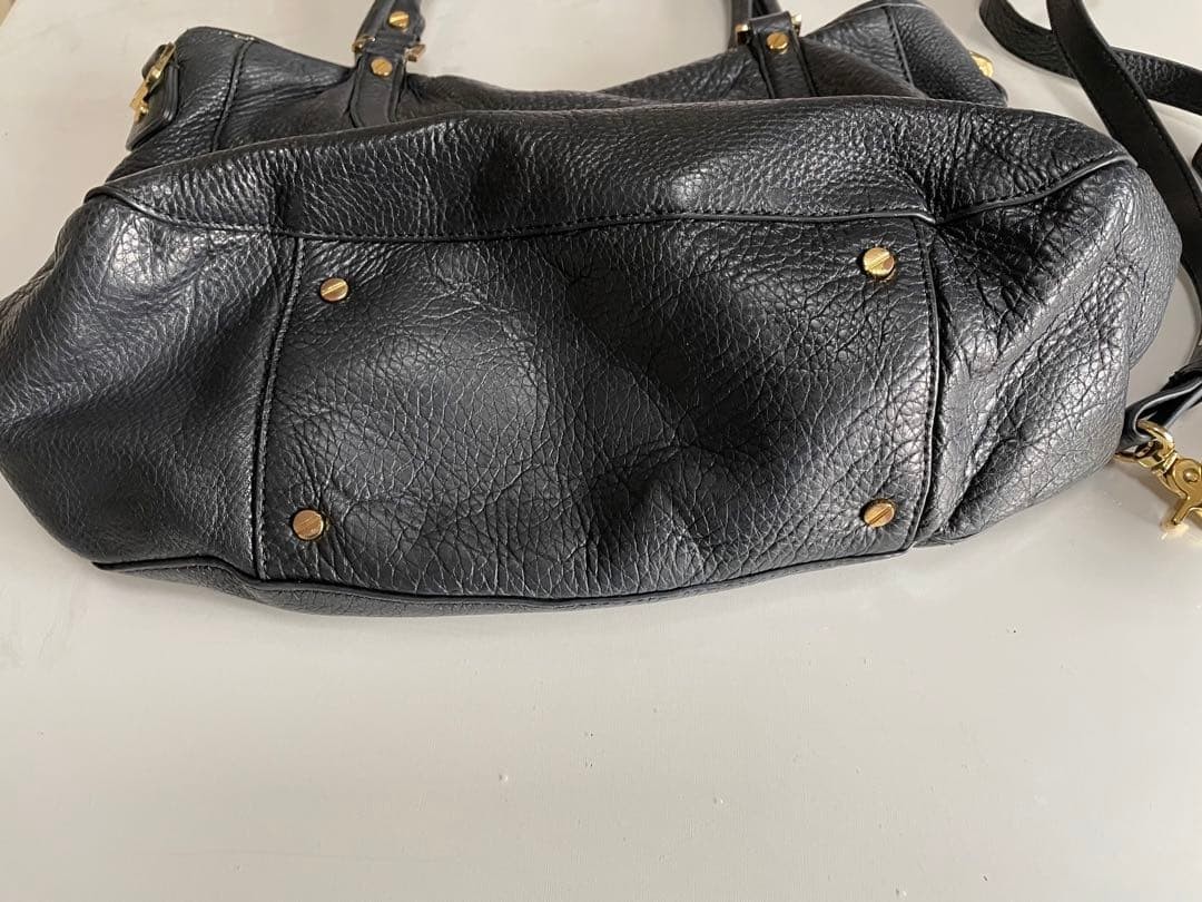 Tory Burch 2-way Amanda Tote Bag Leather Black Women's From Japan thumbnail 18