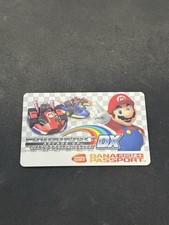 SHIPS FROM USA Unused Bandai Namco BANAPASSPORT Card Mario Kart Arcade GP DX image