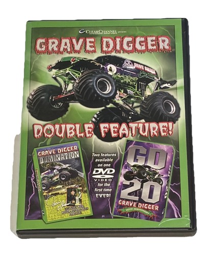 Grave Digger Domination/GD 20 Double Feature 2004 Clear Channel DVD Set Tested