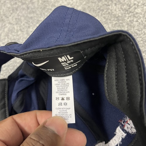 Nike Penn Medicine Club Gorra M/L Azul Blanco Swoosh Ajustable Papá Sombrero Gorra - Imagen 8 de 10