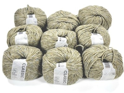 ROWAN RYC Classic Yarns Soft Tweed Wool Viscose Silk Color 'SPRIG' ~ 9 Skeins