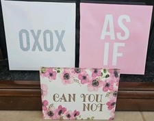 Canvas Wall Decor (Set Of 3)