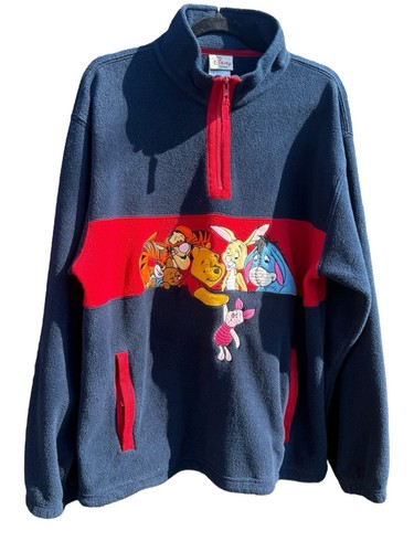Pullover polar fundido Winnie The Pooh de la tienda Disney cuarto cremallera pequeño unisex - Imagen 2 de 8